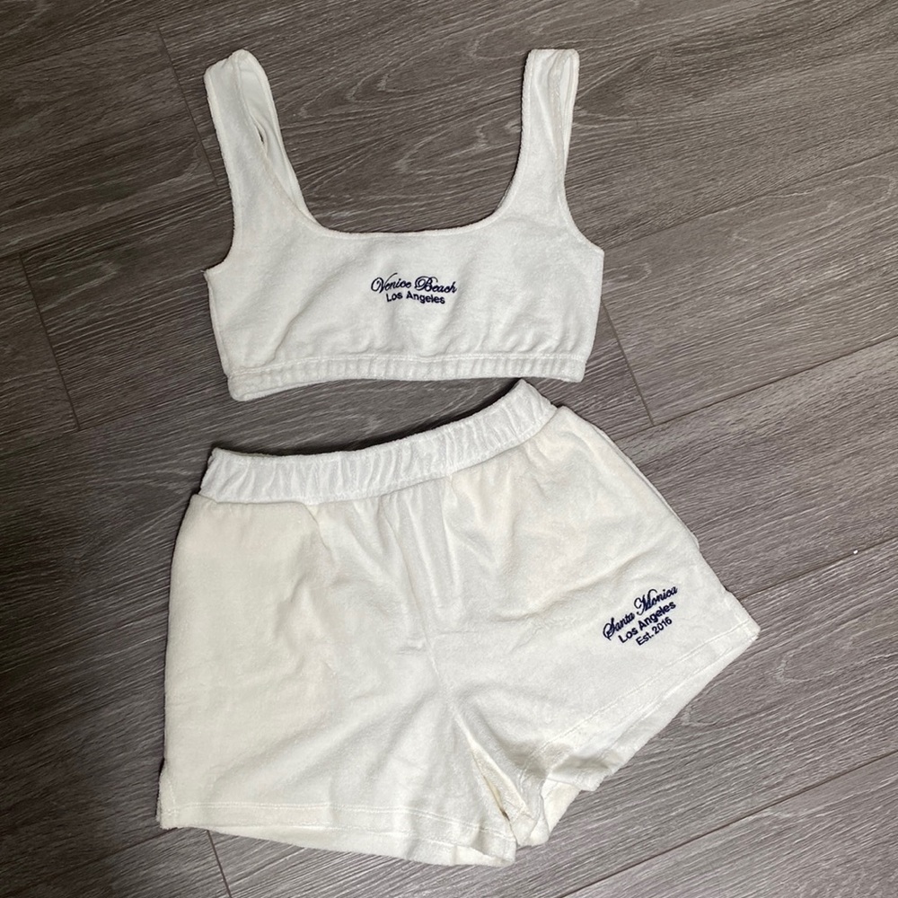 Zara terry cloth set NWOT